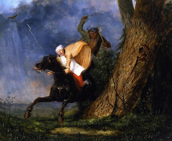 The Devil And Tom Walker by Charles Deas