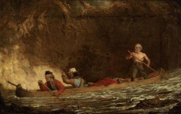 The Voyageurs(1846) by Charles Deas Oil Painting Reproductions
