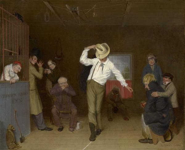 Walking The Chalk by Charles Deas