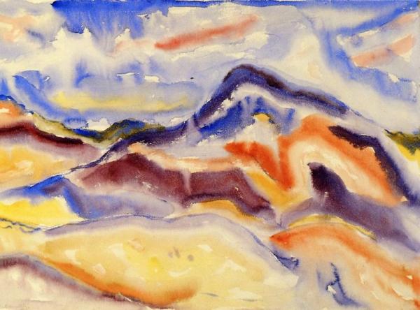 Charles Demuth Abstract Landscape