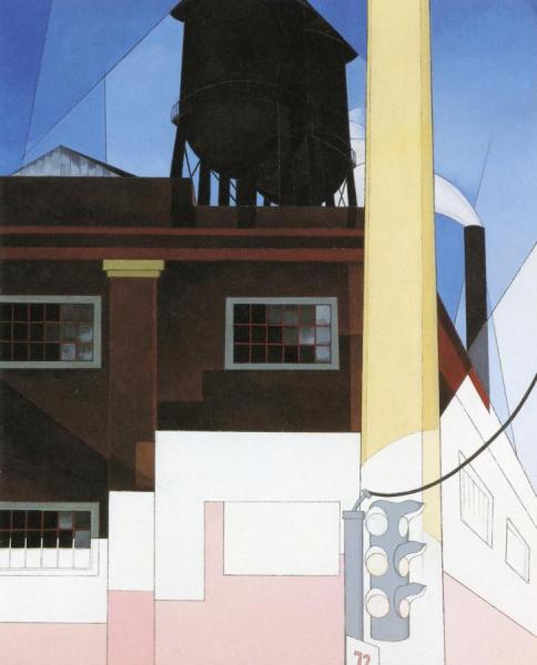 And The Home Of The Brave by Charles Demuth