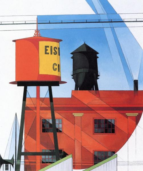 Buildings Abstraction, Lancaster by Charles Demuth