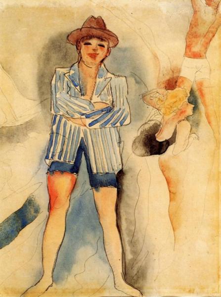 Man In Blazer by Charles Demuth Oil Painting Reproductions