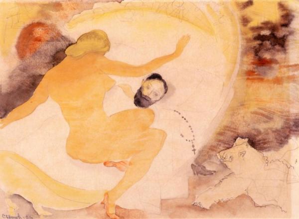 Nana And Count Muffat by Charles Demuth