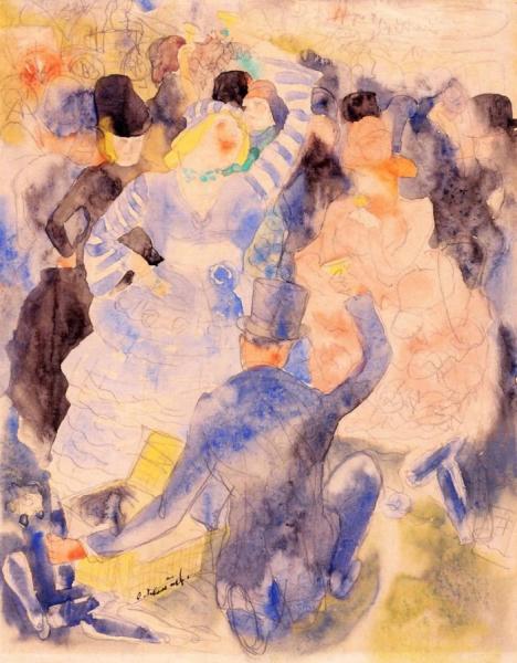 Nana At The Races by Charles Demuth