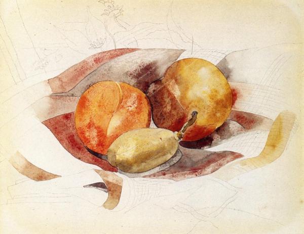 Peaches And Fig by Charles Demuth