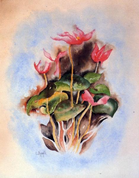 Pink Cyclamen by Charles Demuth