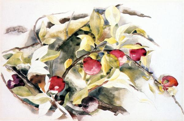Plums by Charles Demuth