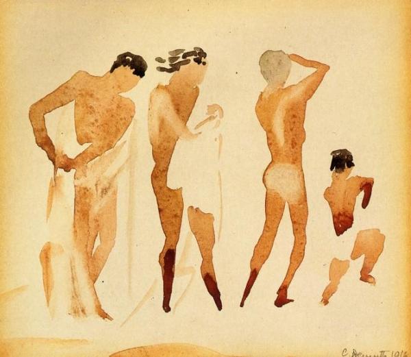 Simi-nude Figures by Charles Demuth