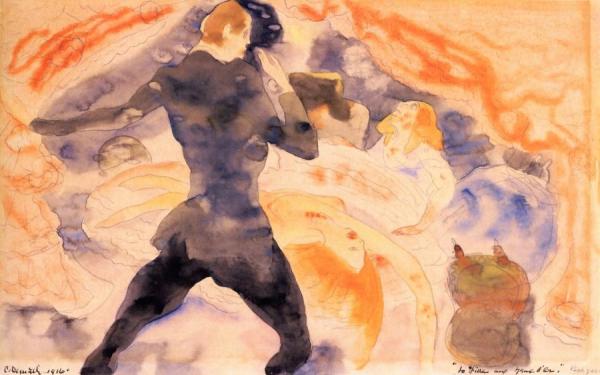 The Girl With The Golden Eyes by Charles Demuth