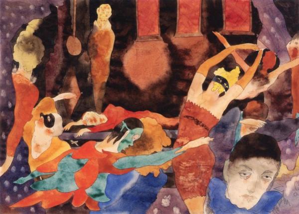 The Masque Of The Red Death by Charles Demuth