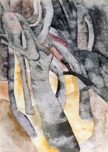 Charles Demuth Tree Trunks