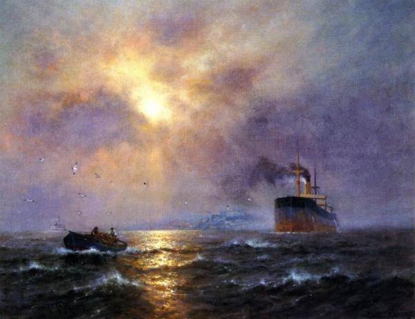 Charles Dorman Robinson Passing Through The Golden Gate, Fort Mason