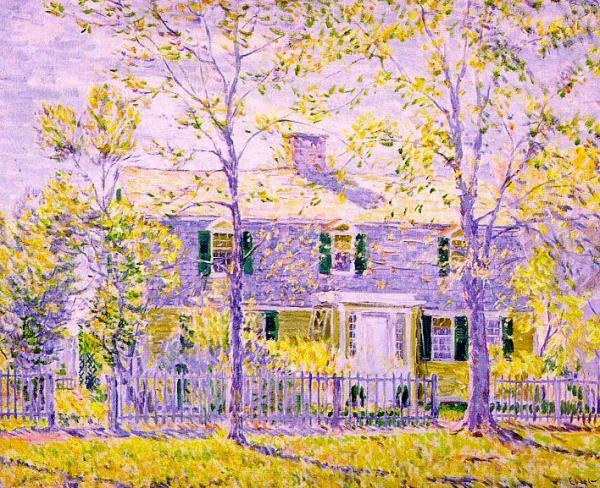 House On Lyme Street by Charles Ebert Oil Painting Reproductions