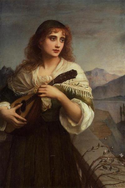 Frencesca And Her Lute by Charles Edward Hallé