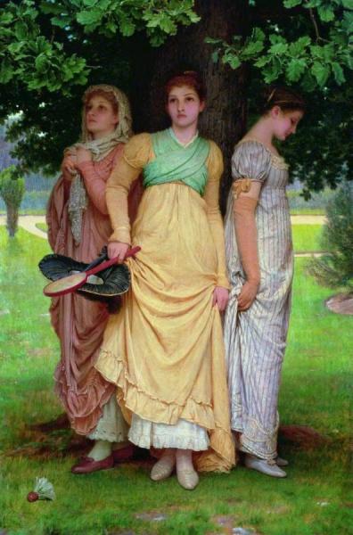 A Summer Shower by Charles Edward Perugini