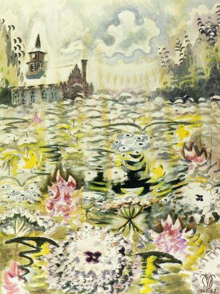 A Sea Of Queen Anne's Lace by Charles Ephraim Burchfield