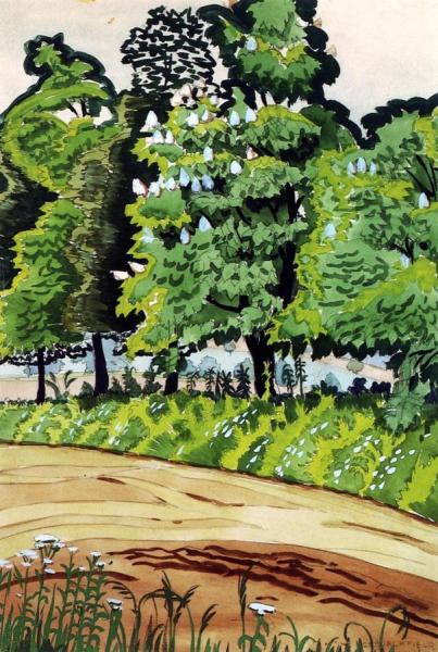 Cloudy Noon by Charles Ephraim Burchfield