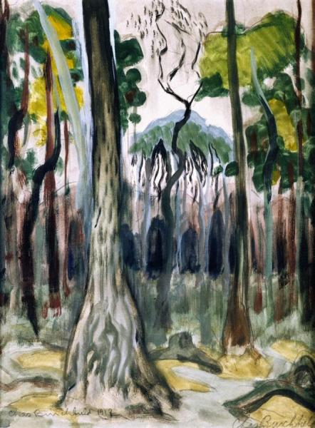 Dead Trees Insouthern Woods by Charles Ephraim Burchfield