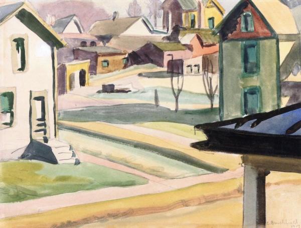 Houses by Charles Ephraim Burchfield