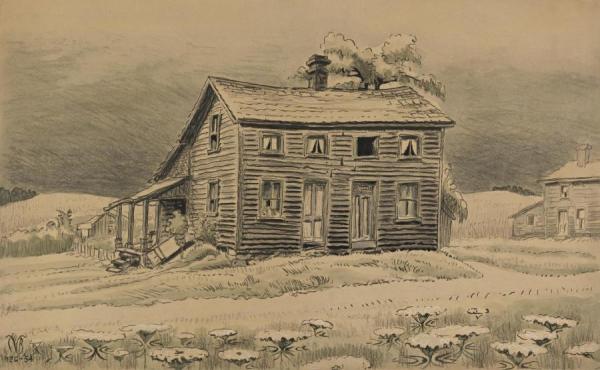 Lonely House by Charles Ephraim Burchfield