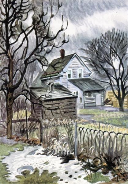 Charles Ephraim Burchfield Lowering Day In January