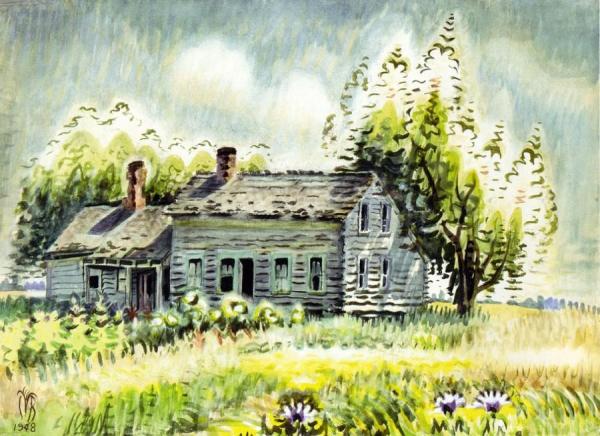 Old House In July by Charles Ephraim Burchfield