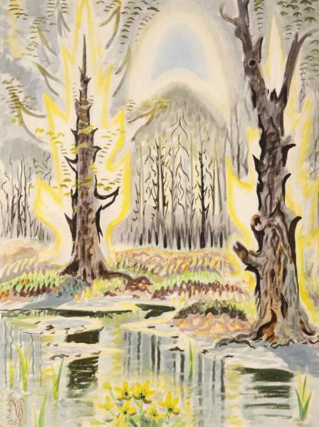 Radiant Spring(1950) by Charles Ephraim Burchfield