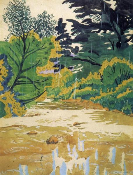 Rain Drops by Charles Ephraim Burchfield
