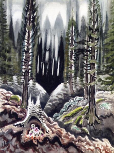 Spirit Of The North Woods by Charles Ephraim Burchfield