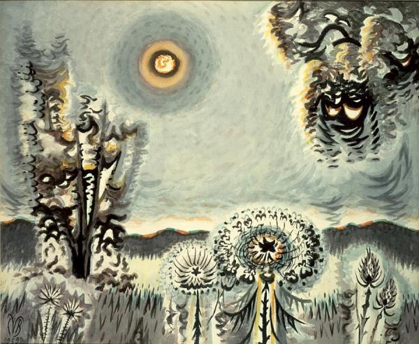 Sultry Moon by Charles Ephraim Burchfield