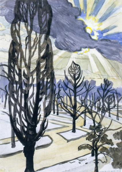 Sunburst In December by Charles Ephraim Burchfield