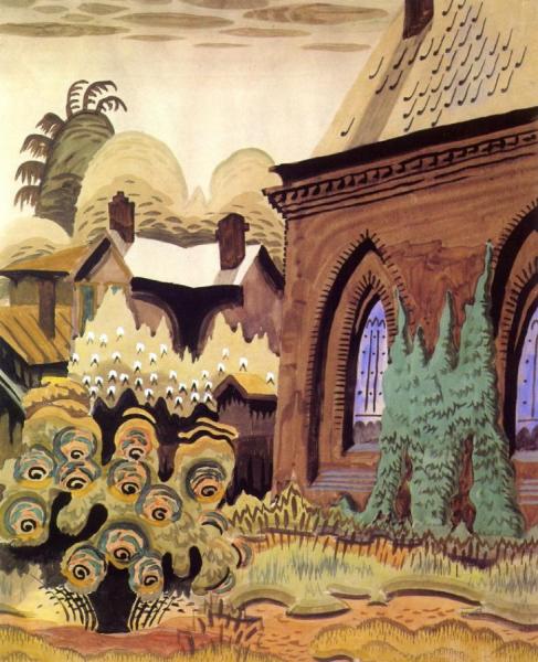 Sunday Morning At Eleven O'clock by Charles Ephraim Burchfield