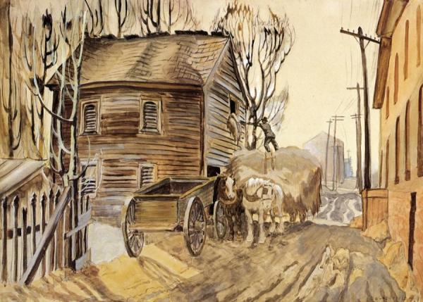 Charles Ephraim Burchfield The Haymow, Salem