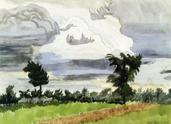 Thunderhead In Rain by Charles Ephraim Burchfield