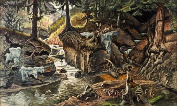 Two Ravines by Charles Ephraim Burchfield