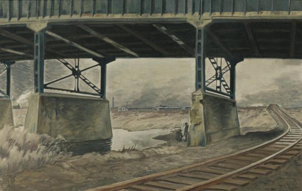 Under The Viaduct by Charles Ephraim Burchfield