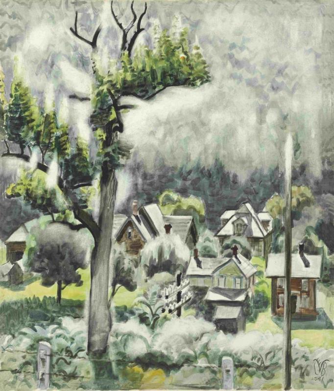 View Southeast Of Emporium by Charles Ephraim Burchfield