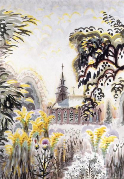 Village Church In August by Charles Ephraim Burchfield