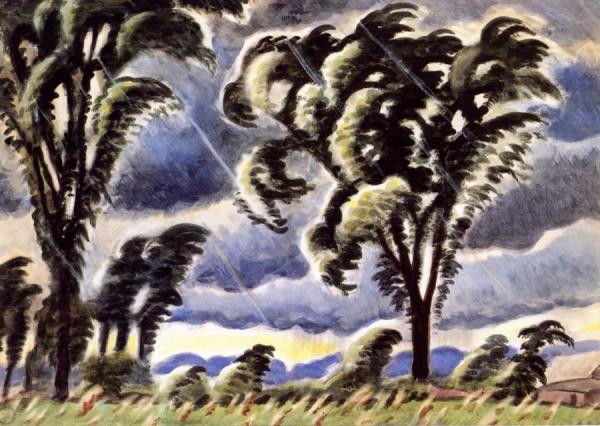 Windblown Elms by Charles Ephraim Burchfield