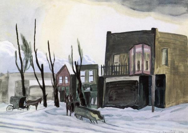 Winter Afternoon by Charles Ephraim Burchfield