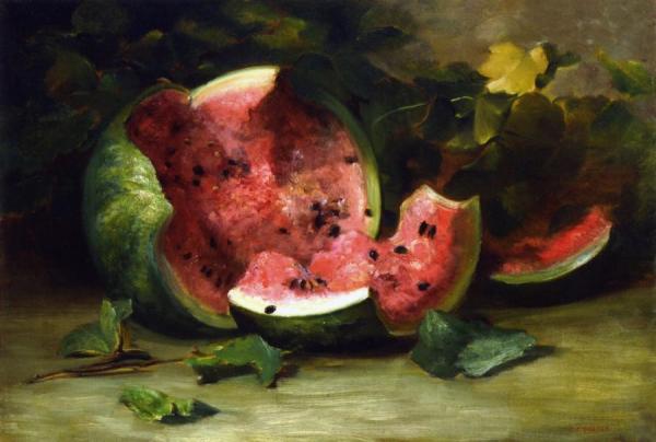 Cracked Watermelon by Charles Ethan Porter Oil Painting Reproductions