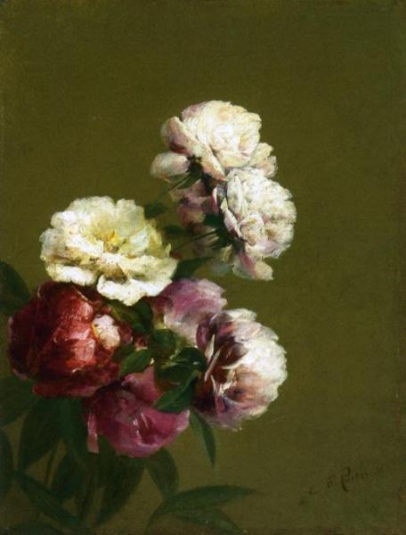 Peonies In A Bowl by Charles Ethan Porter