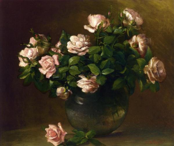 Roses by Charles Ethan Porter Oil Painting Reproductions