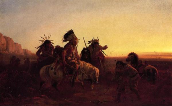 The Lost Trail by Charles Ferdinand Wimar