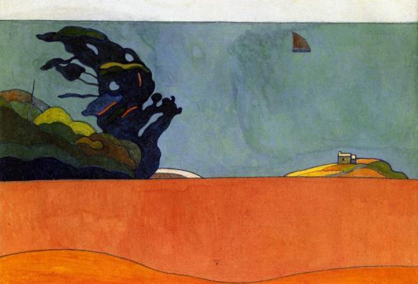 Pouldu Landscape by Charles Filiger
