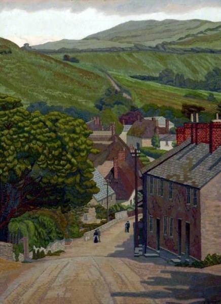 Chideock, Dorset by Charles Ginner Oil Painting Reproductions