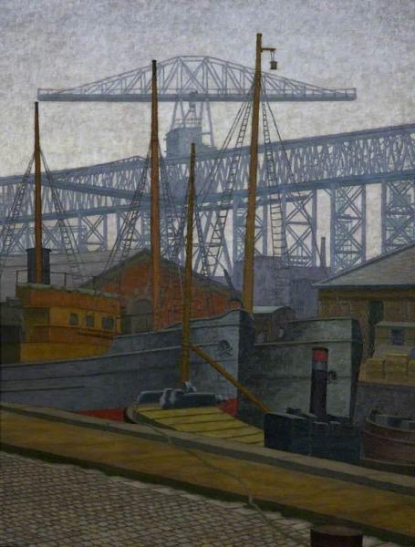 Clarendon Dock, Belfast by Charles Ginner