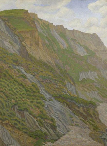 Cornish Cliffs by Charles Ginner