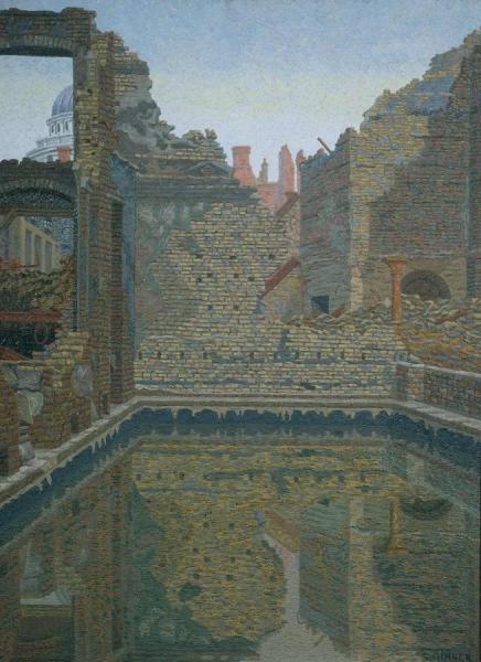 Emergency Water Storage Tank by Charles Ginner